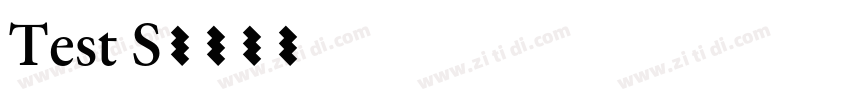Test S字体转换
